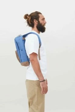 Eco Mochila Lefrik Capsule Multi Ink ( Azul-Marron ) 13 Eco Mochila Lefrik Capsule Multi Ink ( Azul-Marron ) -Equipaje Tienda de ventas 10060