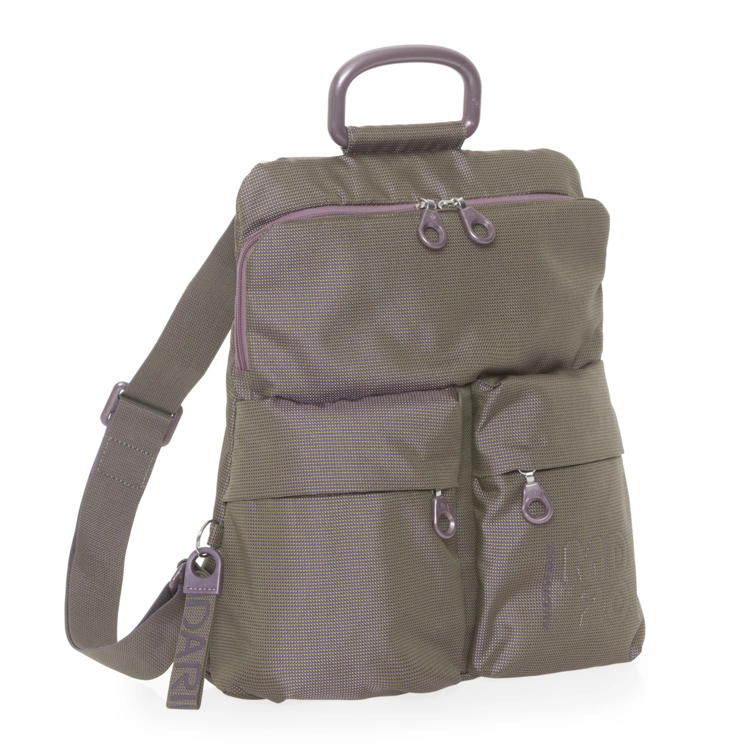 Mochila Estrecha MD20 QMTZ4 Mandarina Duck Verde (Military Olive) 6 Mochila Estrecha MD20 QMTZ4 Mandarina Duck Verde (Military Olive) - Imagen 4