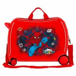 Maleta Infantil Correpasillos 4 Ruedas De Spiderman Pop