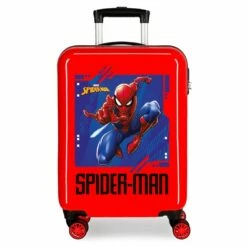 Marvel Maleta De Cabina Spiderman Street Rígida En Rojo