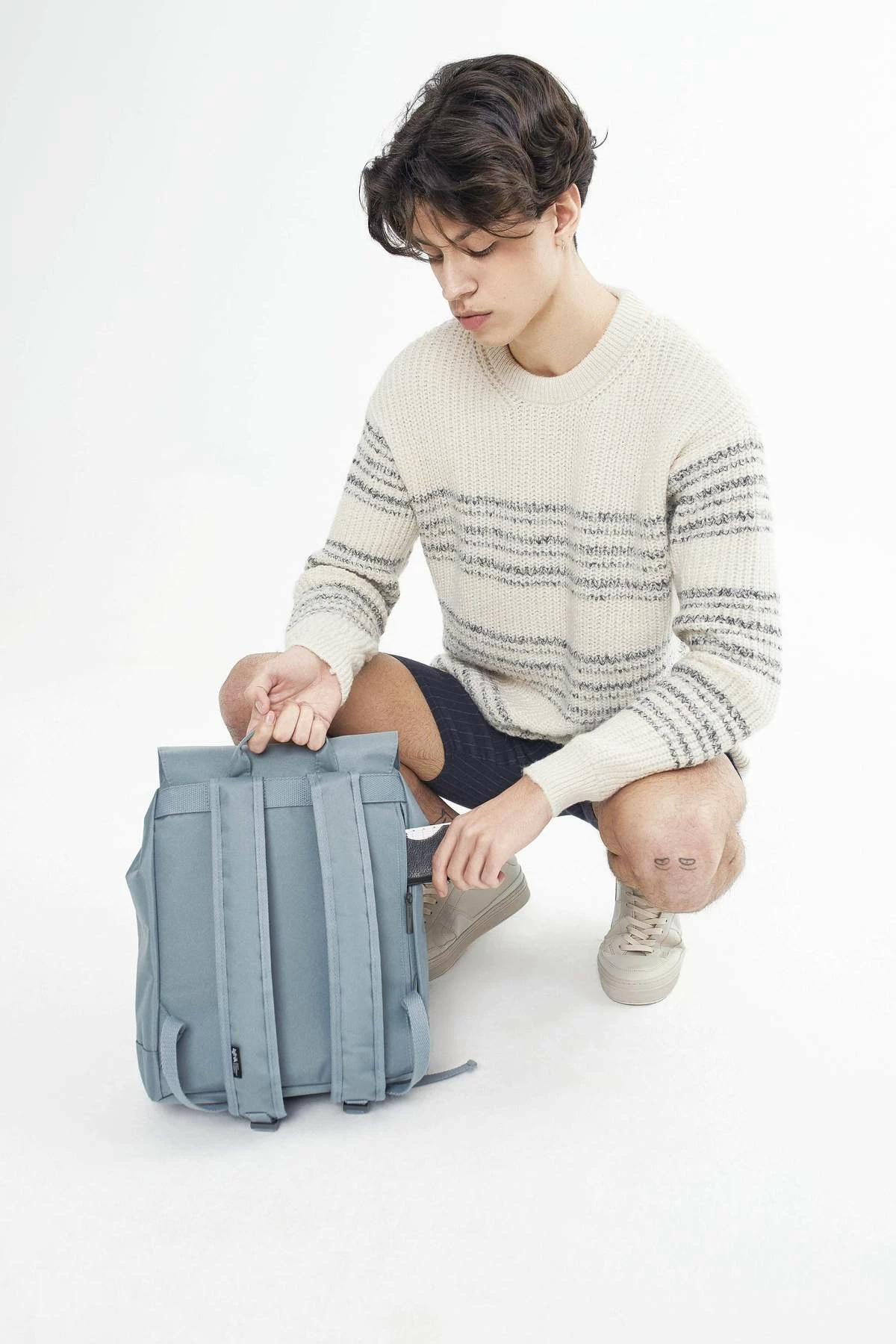 Mochila Lefrik Scout Metal Hook Azul Piedra (Stone Blue) 9 Mochila Lefrik Scout Metal Hook Azul Piedra (Stone Blue) - Imagen 7