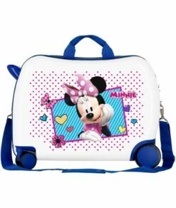 Disney Maleta Infantil Correpasillos 2 Ruedas Multidireccionales Minnie Joy Azul