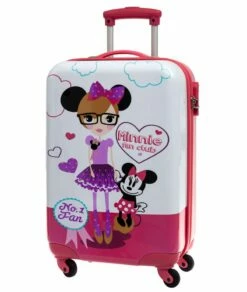 Disney Maleta Trolley Mediano 68 Cm 4 R Minnie Fan Club