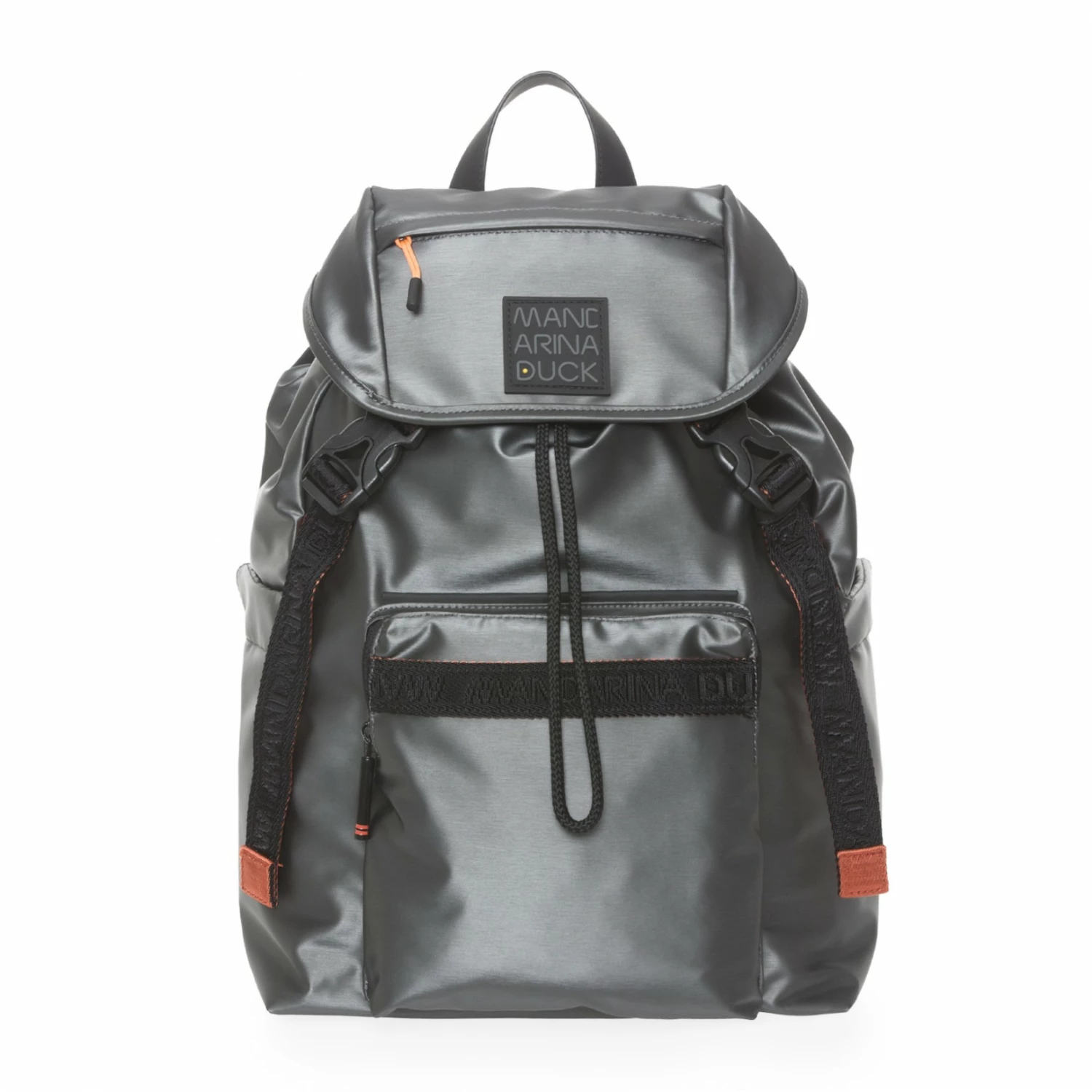 Mochila Grande Mandarina Duck Warrior Plata (Gun Metal) 3 Mochila Grande Mandarina Duck Warrior Plata (Gun Metal)