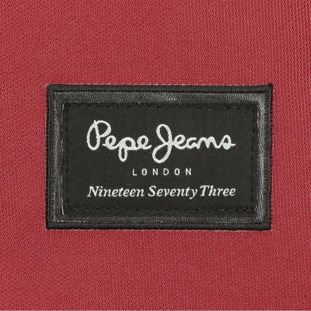 Pepe Jeans Mochila Portaordenador+estuche PPJ Aris Evergreen Rojo Oscuro 9 Pepe Jeans Mochila Portaordenador+estuche PPJ Aris Evergreen Rojo Oscuro - Imagen 7