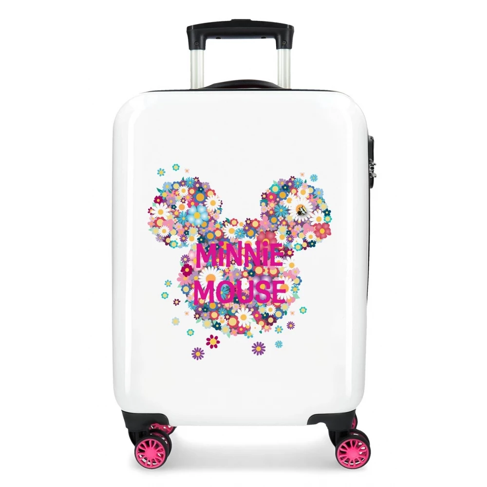 Disney Maleta Cabina 55 Cm 4 Ruedas Rigida Minnie Sunny Day Flores Fucsia 3 Disney Maleta Cabina 55 Cm 4 Ruedas Rigida Minnie Sunny Day Flores Fucsia