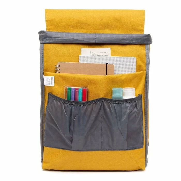 Mochila Lefrik Scout Metal Hook Amarillo (Mustard) 6 Mochila Lefrik Scout Metal Hook Amarillo (Mustard) - Imagen 4