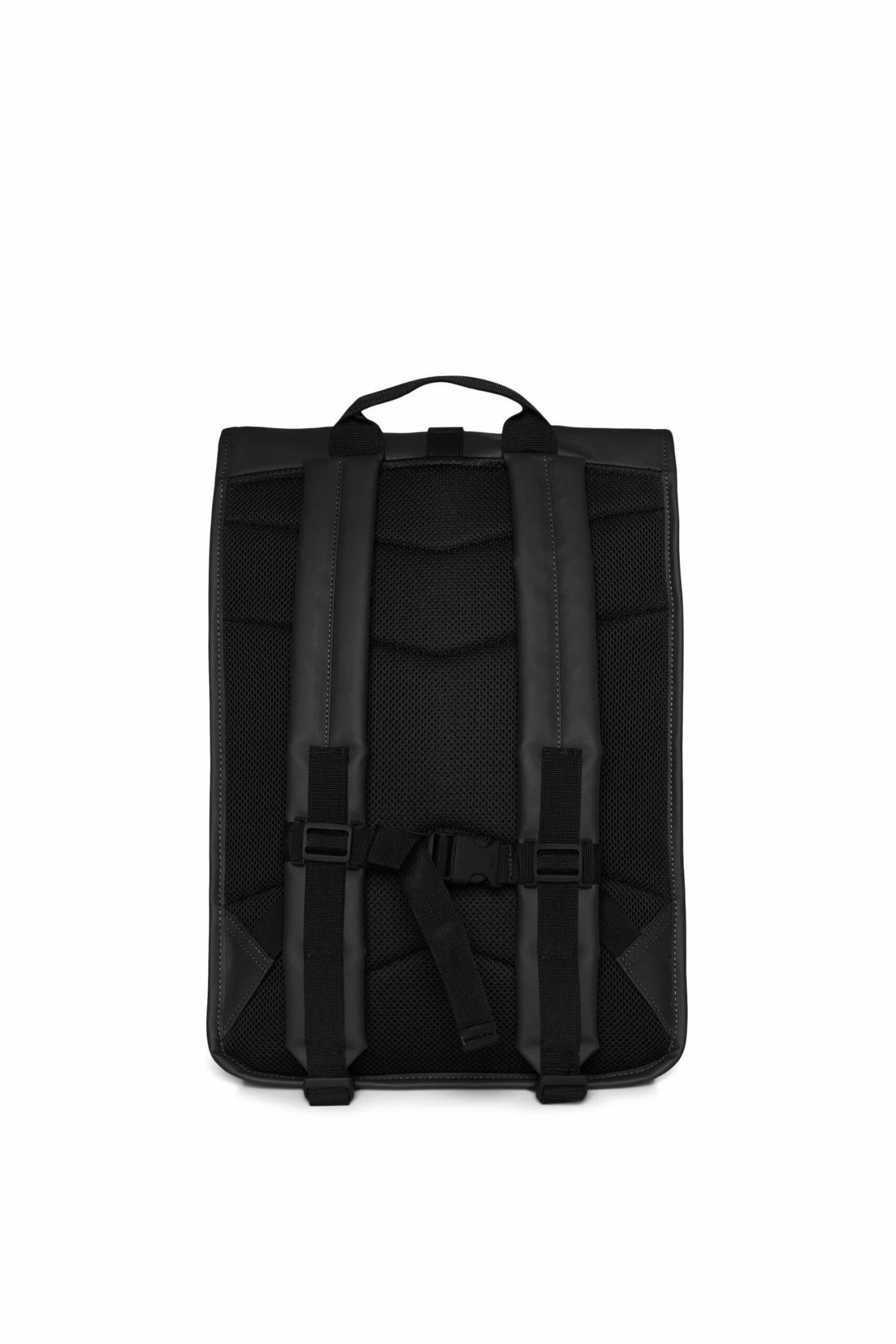 Mochila Roll Top Rucksac Rains Negro 4 Mochila Roll Top Rucksac Rains Negro - Imagen 2