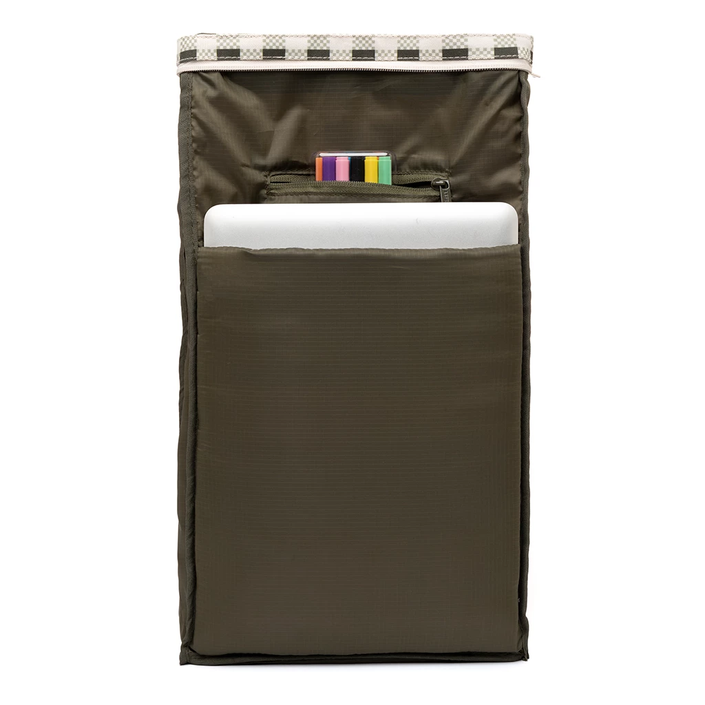 Mochila Lefrik Roll Mini Vichy 5 Mochila Lefrik Roll Mini Vichy - Imagen 3