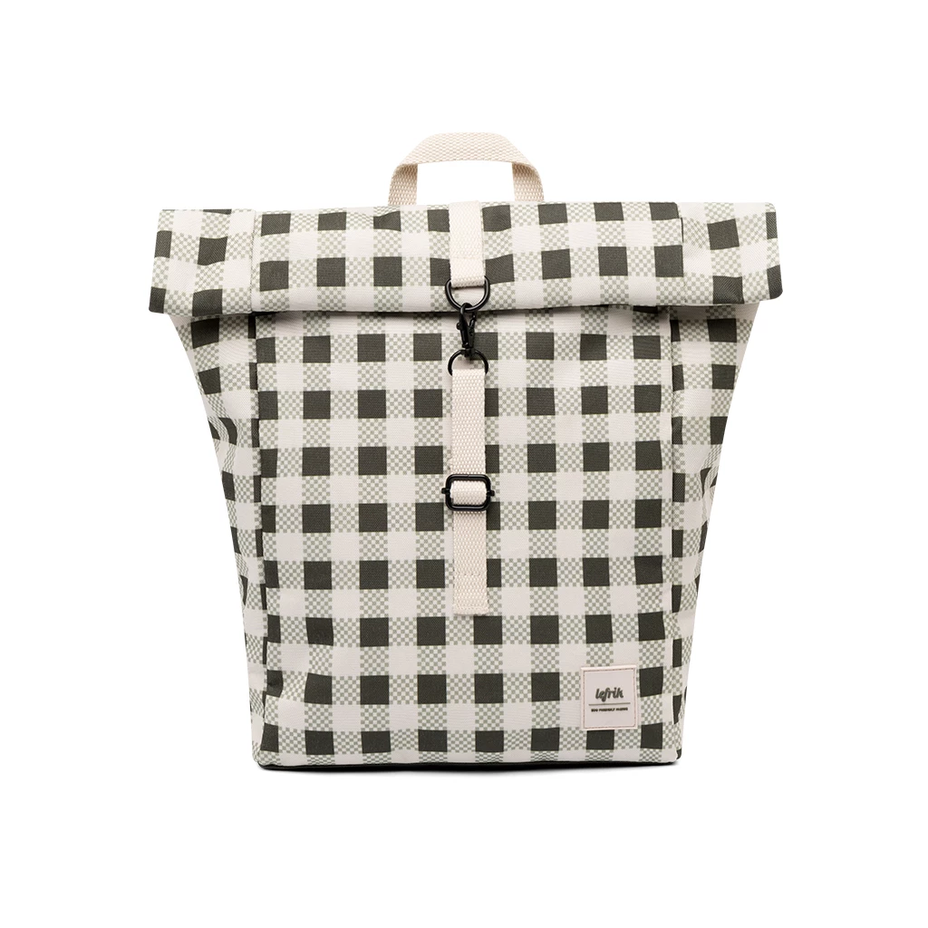 Mochila Lefrik Roll Mini Vichy 3 Mochila Lefrik Roll Mini Vichy