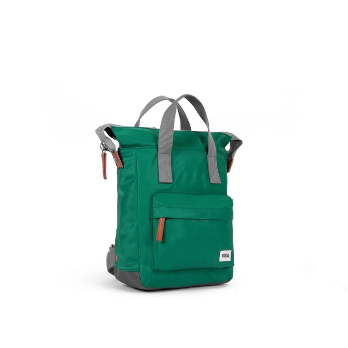 Mochila Roka London Bantry B Pequeña Sostenible Nylon Verde (Emerald) 6 Mochila Roka London Bantry B Pequeña Sostenible Nylon Verde (Emerald) - Imagen 4