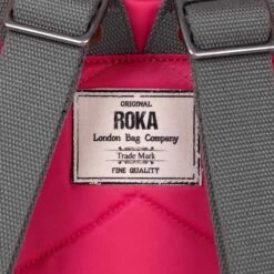 Mochila Roka London Bantry B Pequeña Sostenible Nylon Rosa (Raspberry) 14 Mochila Roka London Bantry B Pequeña Sostenible Nylon Rosa (Raspberry) -Equipaje Tienda de ventas 24878