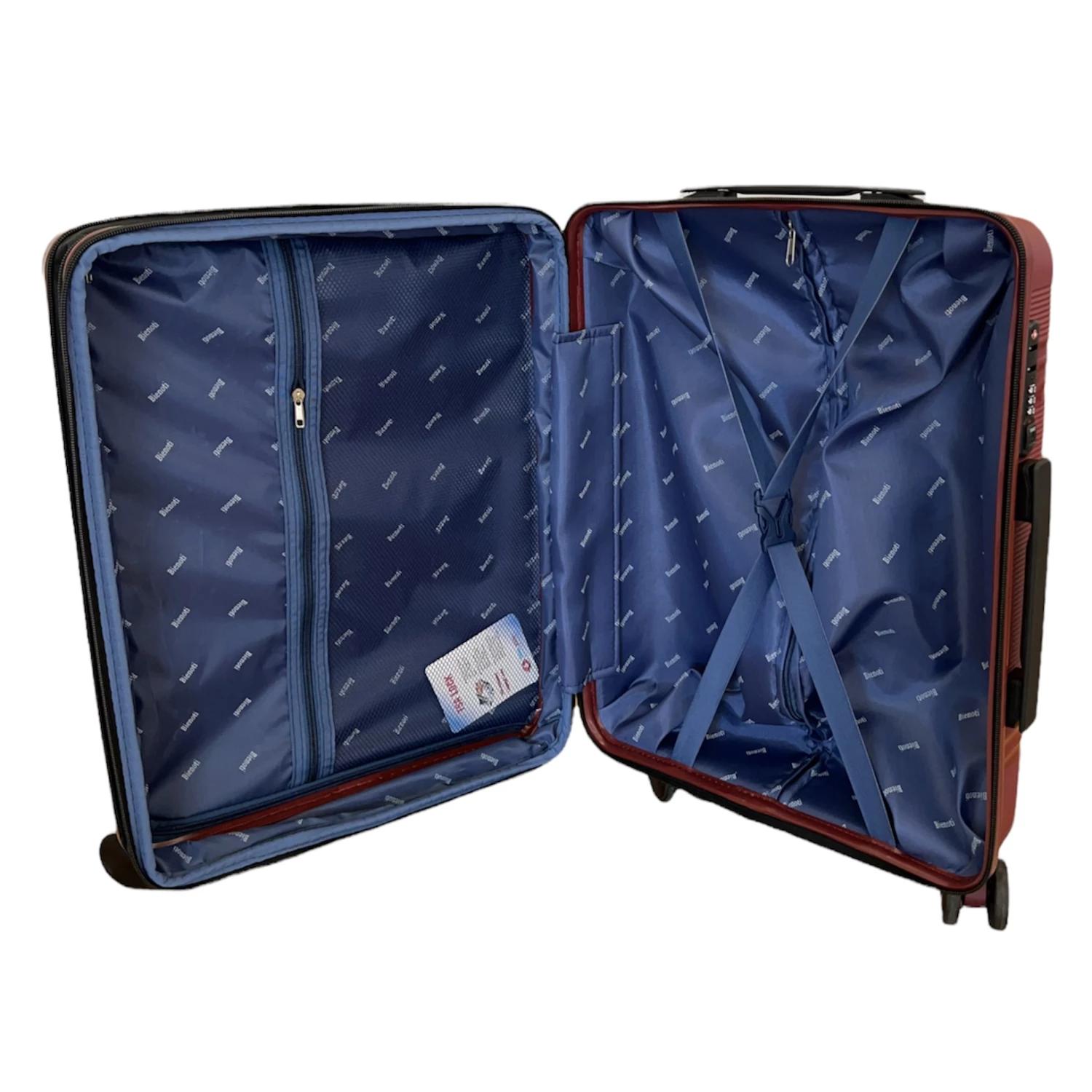 Maleta Mediana 4 Ruedas Expandible Bienoti-EV 8092 Granate 7 Maleta Mediana 4 Ruedas Expandible Bienoti-EV 8092 Granate - Imagen 5