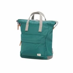 Mochila Roka London Bantry B Mediana Sostenible Nylon Verde (Teal) 11 Mochila Roka London Bantry B Mediana Sostenible Nylon Verde (Teal) -Equipaje Tienda de ventas 26190