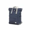 Mochila Roka London Canfield B Pequeña Sostenible Nylon Marino(Midnight)