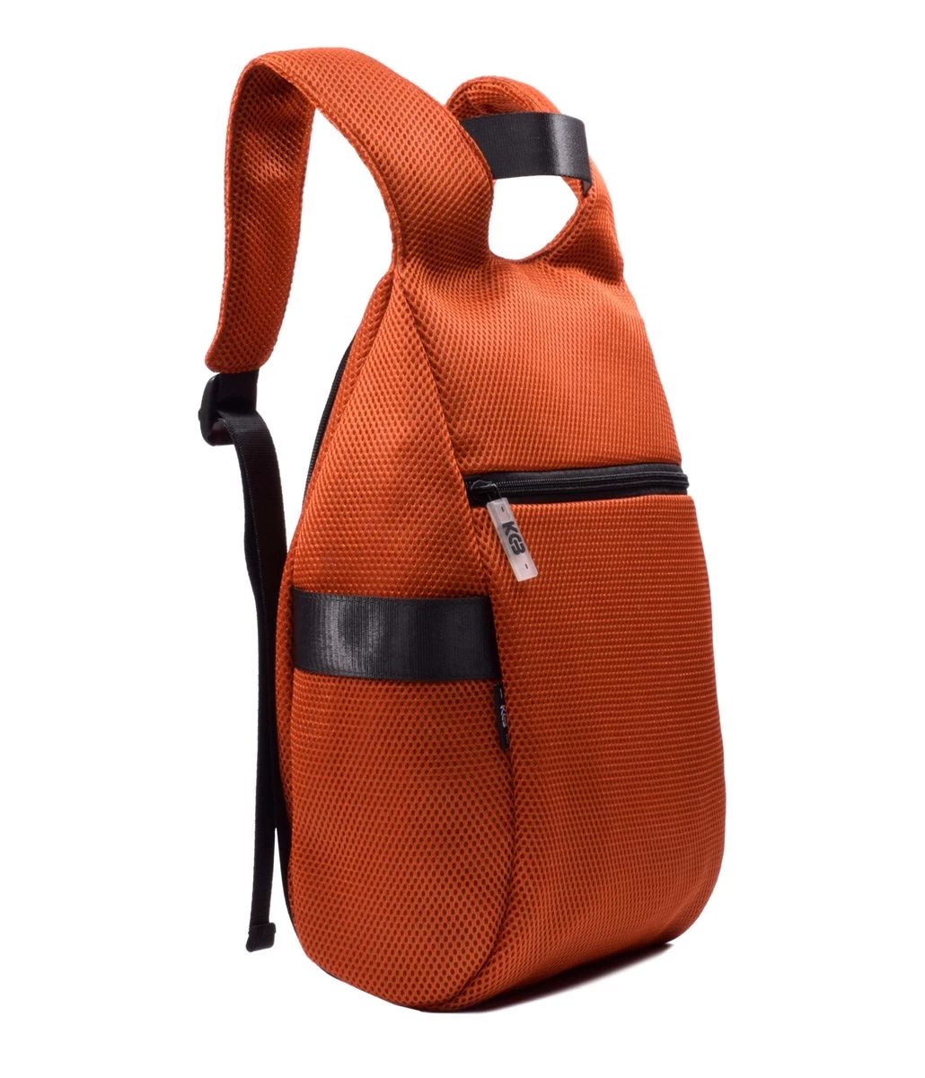 Mochila Grande Antirrobo 3D KCB 2360 Naranja 4 Mochila Grande Antirrobo 3D KCB 2360 Naranja - Imagen 2