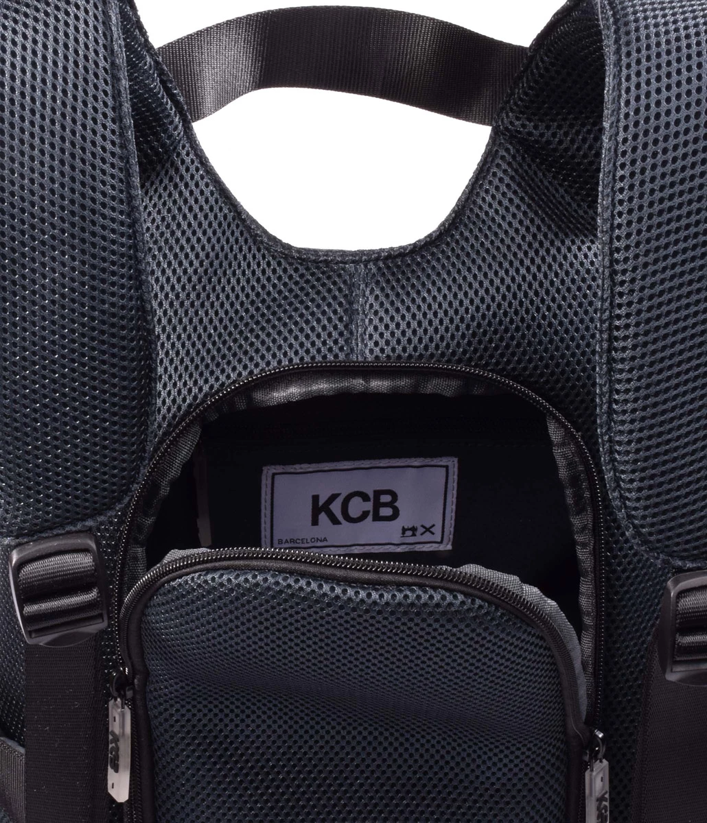 Mochila Grande Antirrobo 3D KCB 2360 Azul Petroleo 8 Mochila Grande Antirrobo 3D KCB 2360 Azul Petroleo - Imagen 6