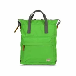 Mochila Roka London Canfield B Pequeña Sostenible Nylon Verde (Kelly Green)