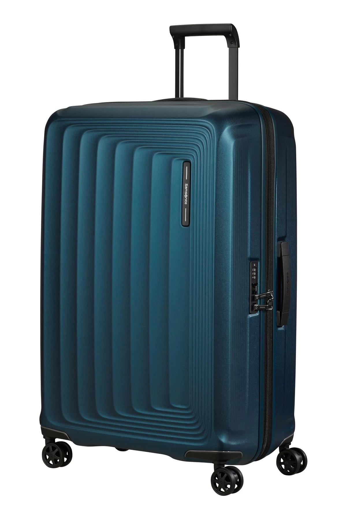 Maleta Grande 75 Cm Exp Samsonite Nuon Mate Azul ( Petrol Blue ) 3 Maleta Grande 75 Cm Exp Samsonite Nuon Mate Azul ( Petrol Blue )