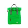 Mochila Roka London Canfield B Mediana Sostenible Nylon Verde (Kelly Green) -Equipaje Tienda de ventas 27312