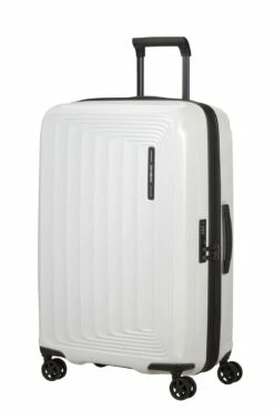 Maleta Mediana 69 Cm Exp 4 R Samsonite Nuon Blanco ( Metallic White )
