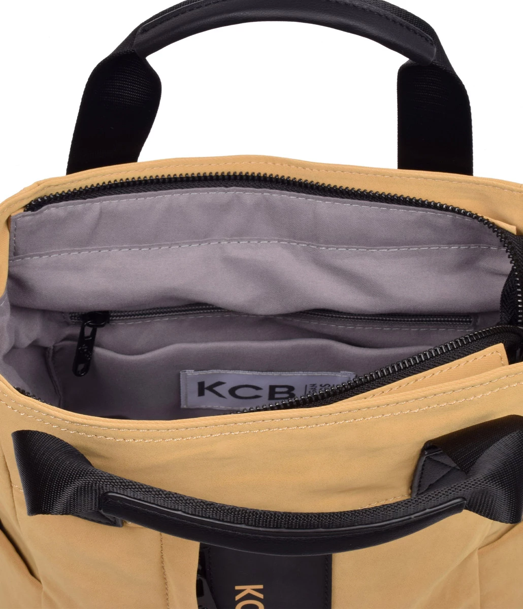 Mochila Grande 2 Asas KCB 2824 Mostaza 8 Mochila Grande 2 Asas KCB 2824 Mostaza - Imagen 6