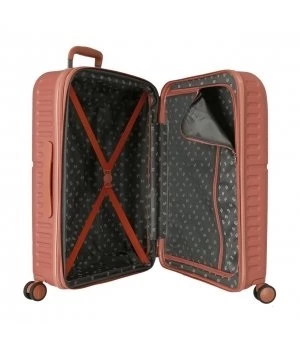Maleta Mediana 70 Cm 4 Ruedas Exp Pepe Jeans Highlight Terracota 4 Maleta Mediana 70 Cm 4 Ruedas Exp Pepe Jeans Highlight Terracota - Imagen 2