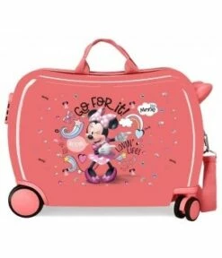 Disney Maleta Infantil Correpasillos 2 Ruedas Multidirec Minnie Loving Liffe -Equipaje Tienda de ventas 27527