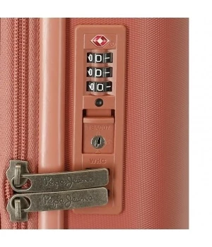 Maleta Mediana 70 Cm 4 Ruedas Exp Pepe Jeans Highlight Terracota 15 Maleta Mediana 70 Cm 4 Ruedas Exp Pepe Jeans Highlight Terracota - Imagen 13