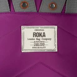 Mochila Roka London Canfield B Pequeña Sostenible Nylon Violeta (Violet) 13 Mochila Roka London Canfield B Pequeña Sostenible Nylon Violeta (Violet) -Equipaje Tienda de ventas 27652