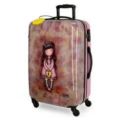 Maleta Mediana 67 Cm 4 Ruedas Rigida Gorjuss The Secret