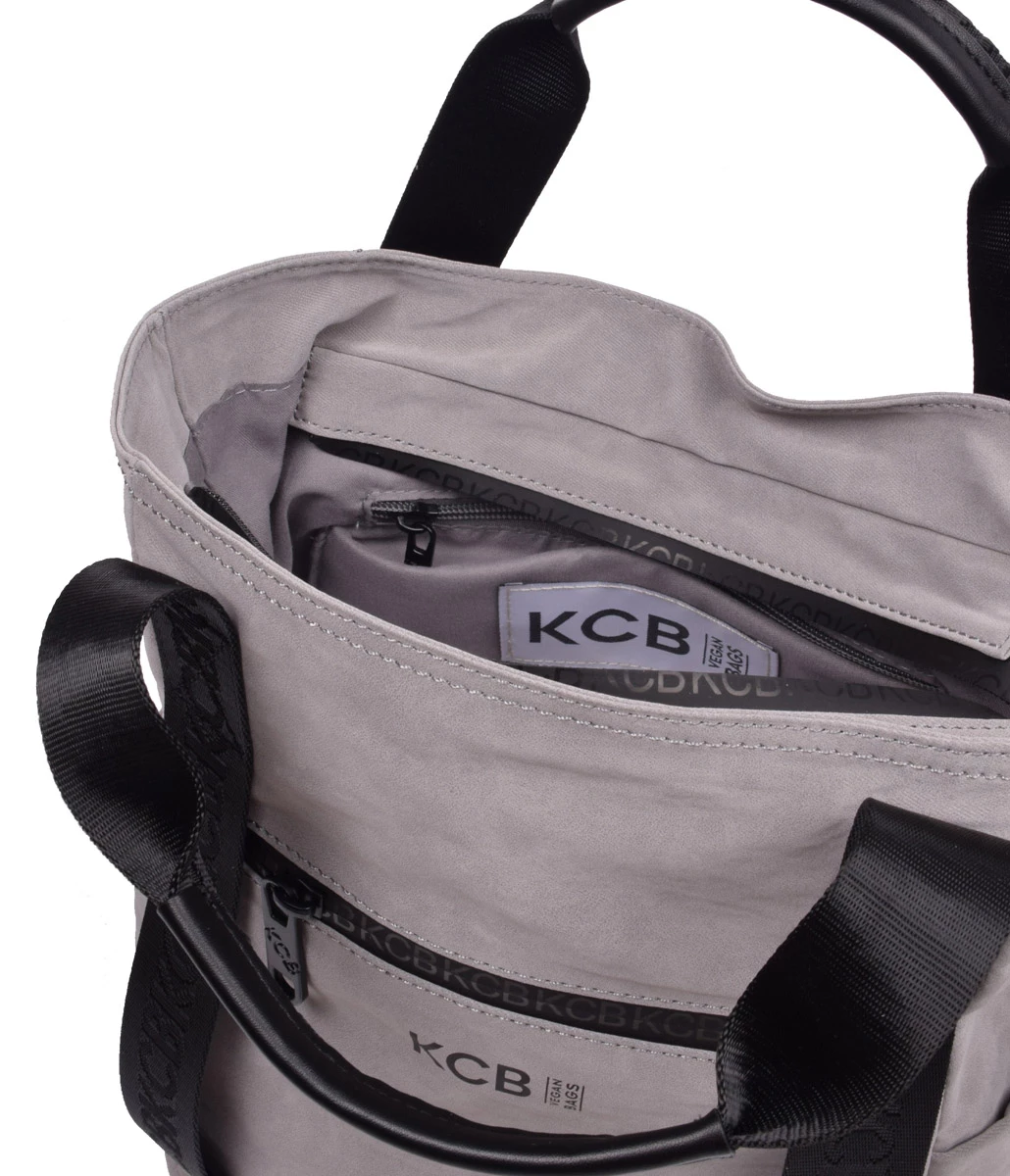 Mochila Pequeña 2 Asas KCB 2701 Gris 8 Mochila Pequeña 2 Asas KCB 2701 Gris - Imagen 6