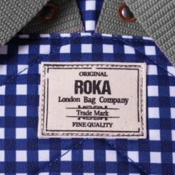 Mochila Roka London Bantry B Pequeña Sostenible Nylon Cuadros Azules (Gingh 13 Mochila Roka London Bantry B Pequeña Sostenible Nylon Cuadros Azules (Gingh -Equipaje Tienda de ventas 27961
