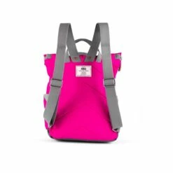Mochila Roka London Canfield B Mediana Sostenible Nylon Rosa (candy) -Equipaje Tienda de ventas 28080