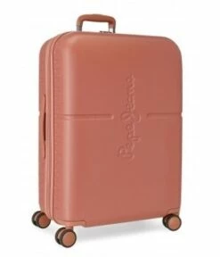 Maleta Mediana 70 Cm 4 Ruedas Exp Pepe Jeans Highlight Terracota