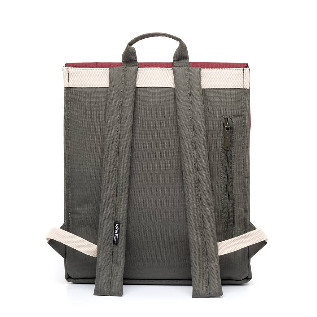 Mochila Lefrik Handy Mini Granate-Kaki (Mao-Garnet) 7 Mochila Lefrik Handy Mini Granate-Kaki (Mao-Garnet) - Imagen 5