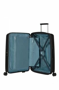 Maleta Mediana 67 Cm 4 Ruedas American Tourister Aerostep Negro ( Black ) -Equipaje Tienda de ventas 29020