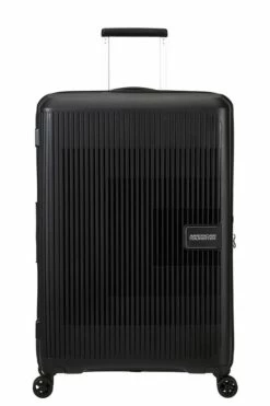Maleta Grande 77 Cm 4 Ruedas American Tourister Aerostep Negro -Equipaje Tienda de ventas 29085