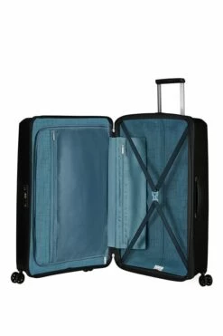 Maleta Grande 77 Cm 4 Ruedas American Tourister Aerostep Negro -Equipaje Tienda de ventas 29095