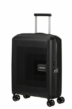 Maleta Cabina 55 Cm 4 Ruedas American Tourister Aerostep Negro ( Black )