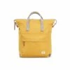 Mochila Roka London Bantry B Pequeña Sostenible Nylon Amarillo(Corn)