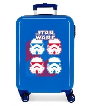 Disney Maleta Cabina 55 Cm Rigida 4 Ruedas Star Wars Droids Vader Azul 3 Disney Maleta Cabina 55 Cm Rigida 4 Ruedas Star Wars Droids Vader Azul