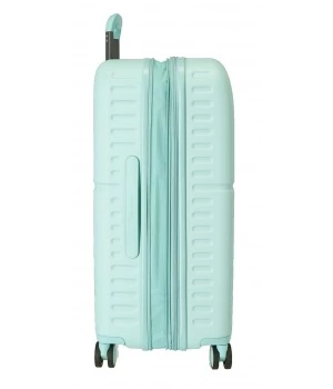 Maleta Mediana 70 Cm 4 Ruedas Expandible Pepe Jeans Laila Turquesa 4 Maleta Mediana 70 Cm 4 Ruedas Expandible Pepe Jeans Laila Turquesa - Imagen 2