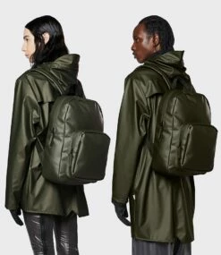 Mochila Rains Base Bag Verde (Evergreen) -Equipaje Tienda de ventas 29720