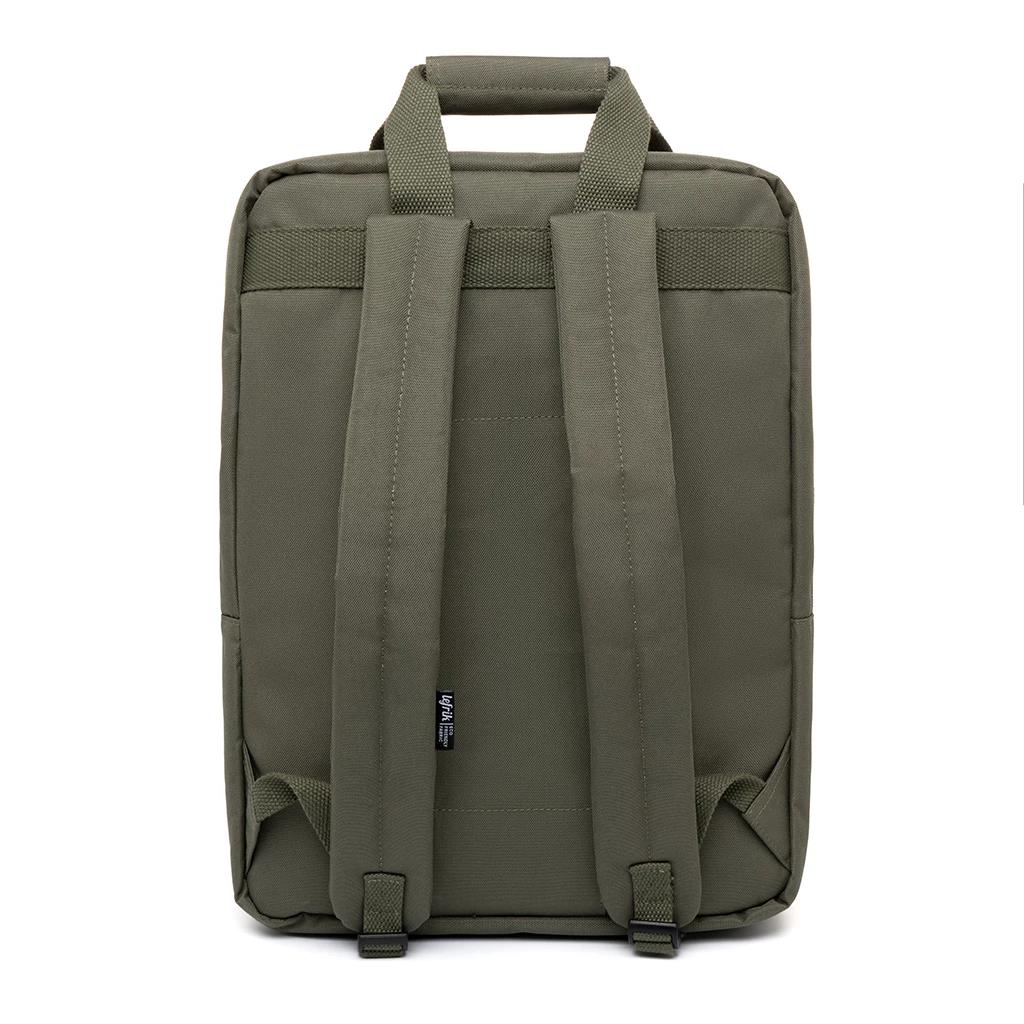 Mochila Lefrik Daily 15" Verde Oliva (Olive) 6 Mochila Lefrik Daily 15" Verde Oliva (Olive) - Imagen 4
