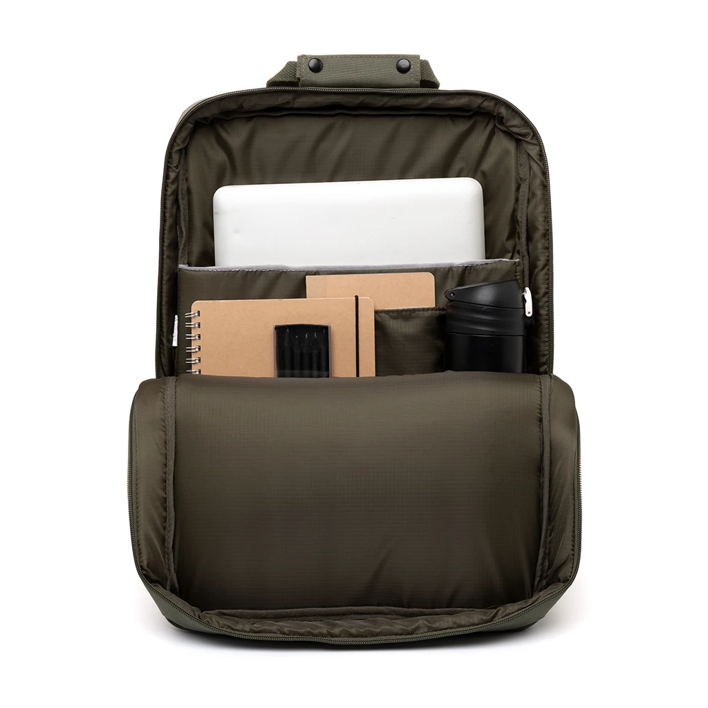 Mochila Lefrik Daily 15" Verde Oliva (Olive) 5 Mochila Lefrik Daily 15" Verde Oliva (Olive) - Imagen 3