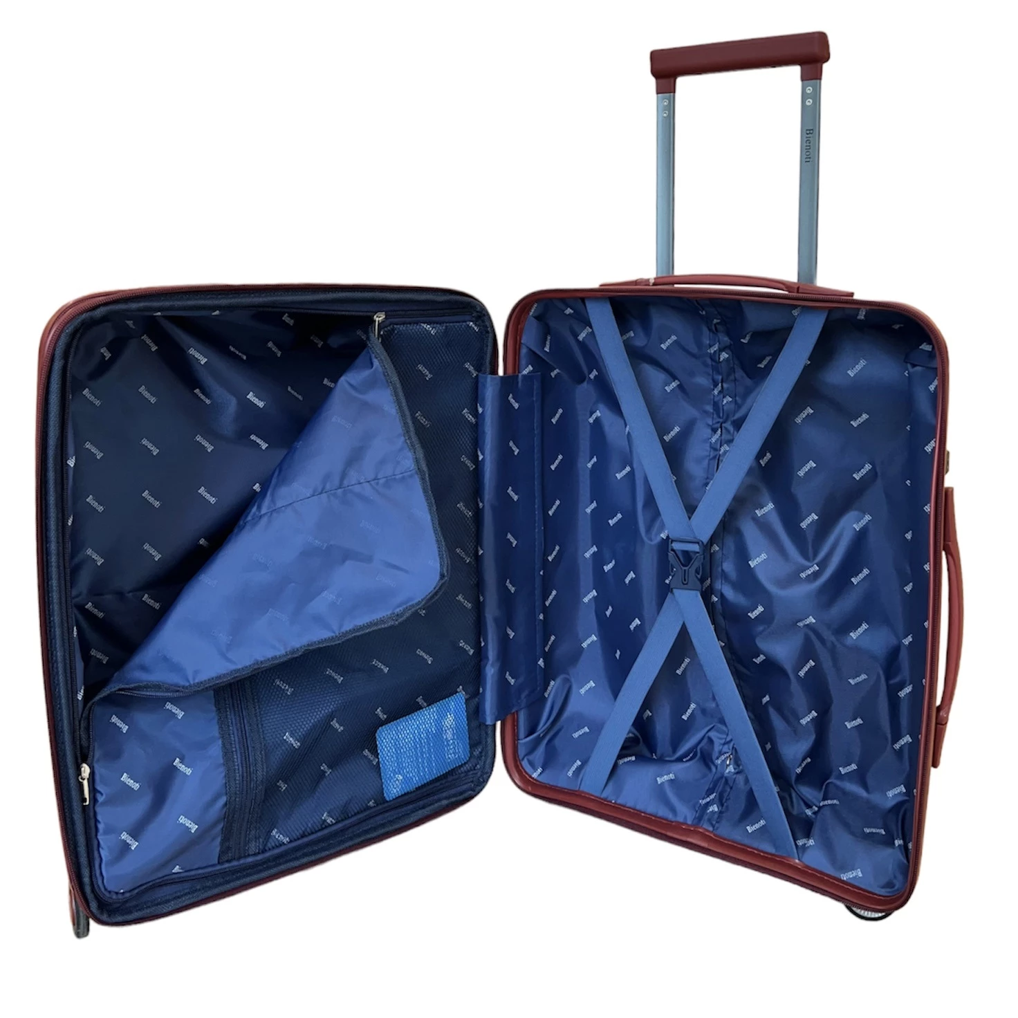 Maleta Cabina 4 Ruedas Rigida Exp Bienoti-EV 8095 Granate (Red) 8 Maleta Cabina 4 Ruedas Rigida Exp Bienoti-EV 8095 Granate (Red) - Imagen 6