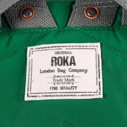 Mochila Roka London Bantry B Mediana Sostenible Nylon Verde (Emerald) 10 Mochila Roka London Bantry B Mediana Sostenible Nylon Verde (Emerald) -Equipaje Tienda de ventas 31112