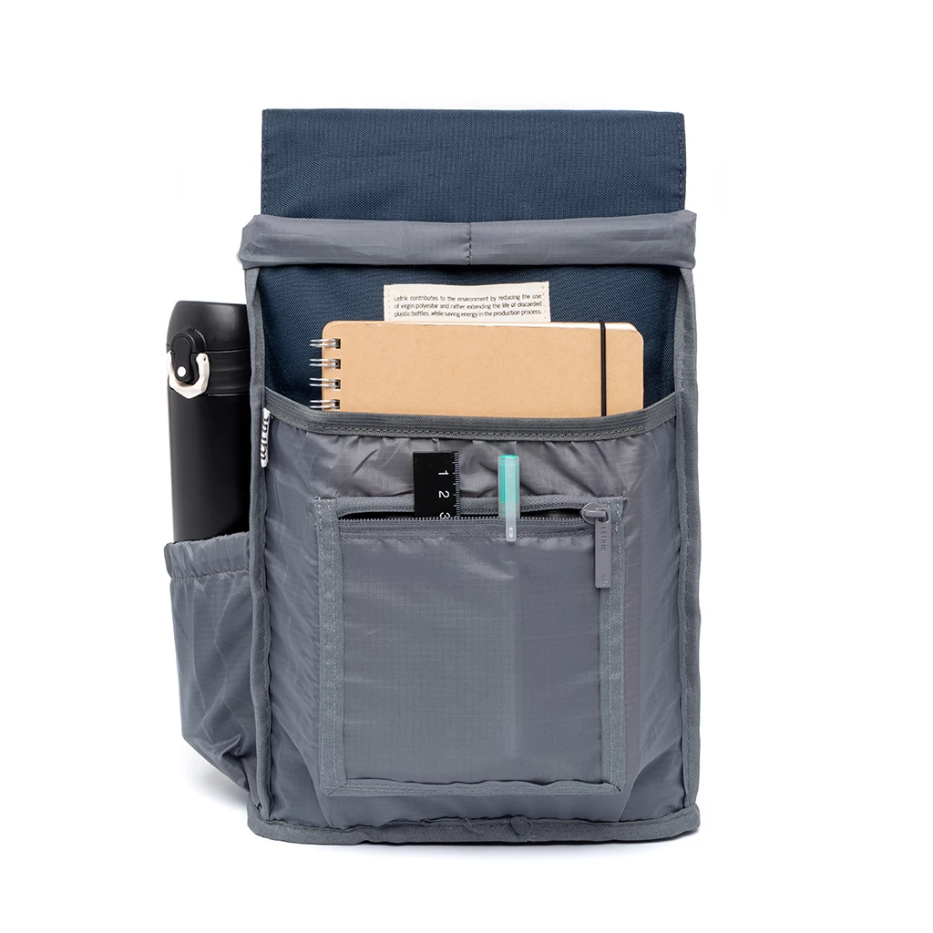 Mochila Lefrik Scout Mini Azul Marino (Navy) 5 Mochila Lefrik Scout Mini Azul Marino (Navy) - Imagen 3