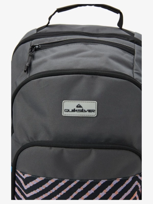 Mochila Escolar Quiksilver AQYBP03132-BRT6 1969 Special M Gris-Rayas Cebra 8 Mochila Escolar Quiksilver AQYBP03132-BRT6 1969 Special M Gris-Rayas Cebra - Imagen 6